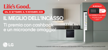 Promo: LG Built-in: fino a 400€ di rimborso